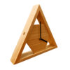 Moderne Houten Bureauklok – Model Triangle (Crème)
