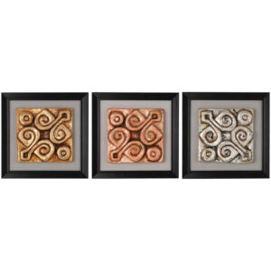 Decoratief Perzisch Keramisch Kunstwerk Model Square