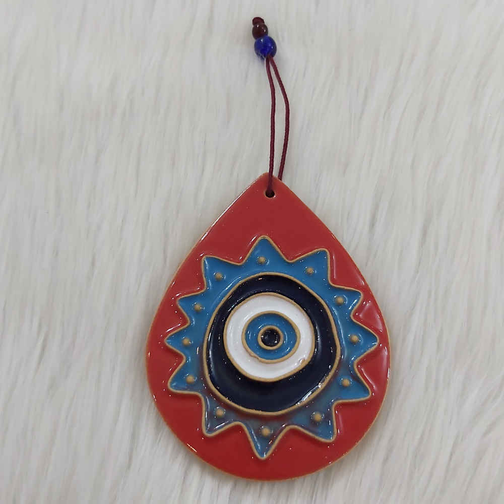 Boze Oog Keramische Muurhanger Amulet Model Cheshm Zakhm