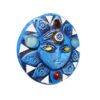 Decoratieve Perzische Keramische Muurhanger Amulet Model Khorshid
