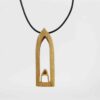 Perzische houten ketting – artistieke Mihrab vorm