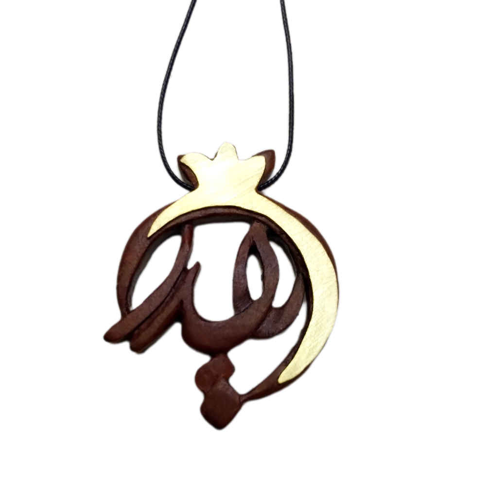 Perzische houten ketting – Yalda kalligrafie