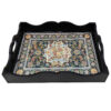 Etnisch houten dienblad Farsh - Elegant dienblad met Iraanse patronen