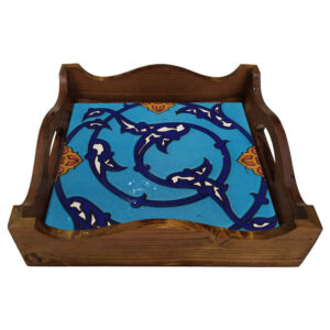 Haleh handgemaakt houten dienblad – Perzische charme