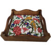 Houten dienblad Kashi - Elegant traditioneel Iraans dienblad