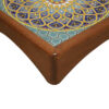 Traditioneel houten dienblad Khial - Iraans etnisch dienblad voor thee en snacks
