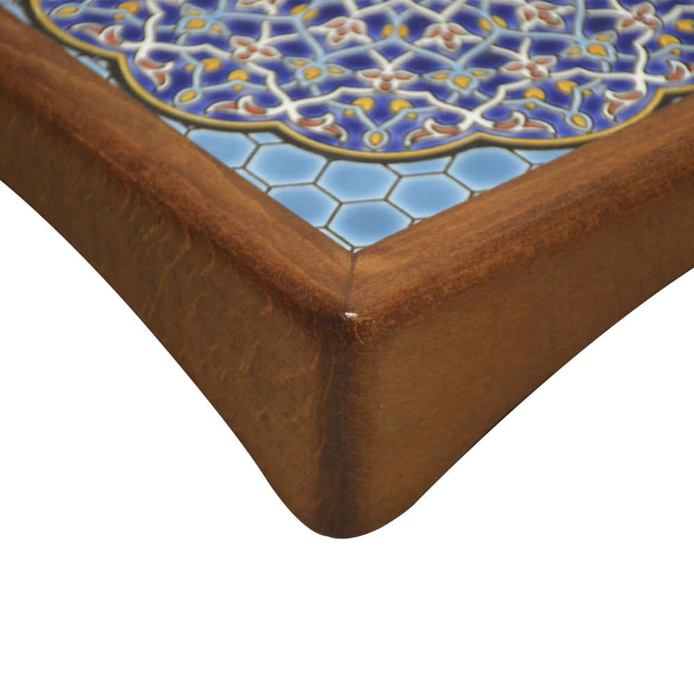 Traditioneel houten dienblad Roya – Iraans etnisch theeblad