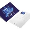 Yalda felicitatiekaart – Granaatappel Blauw