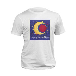Granaatappelpatroon Yalda T-shirt Model 3891409 – Klassiek Feestmotief