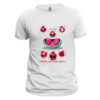 Family Yalda T-shirt – Watermeloenpatroon (Wit)