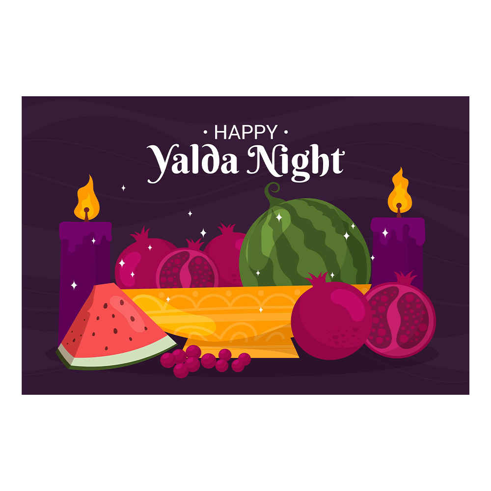 Yalda wandbanner 3986909 – Purper Winterdesign
