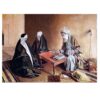 Originele realisme tekening – pastel op karton, Waarzegger