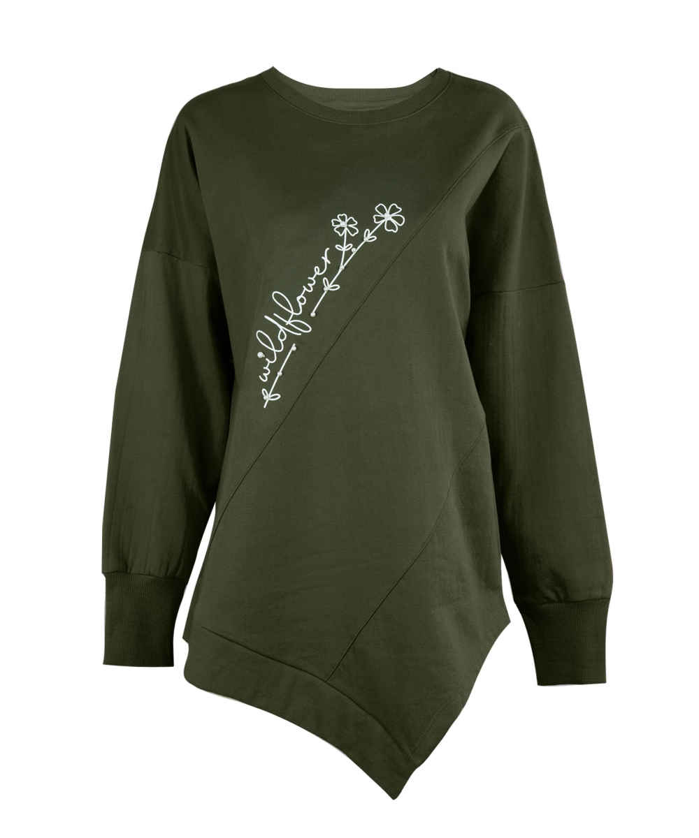 Dameskatoenen sweatshirt model 83941