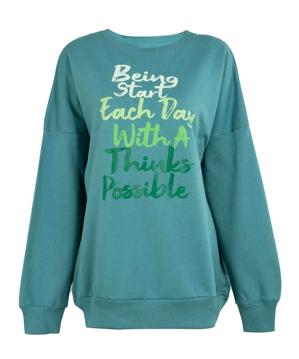 Katoenen Dames Sweatshirt Model 83943