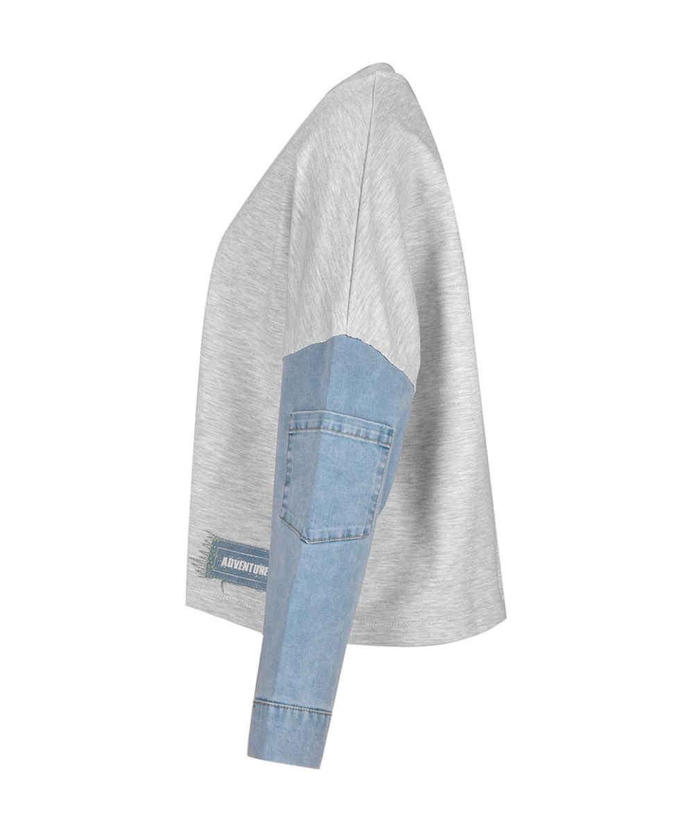 Dameskatoenen sweatshirt model 85095