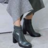 Enkellaagse Leren Enkellaarzen voor Vrouwen – Model 112