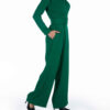 Groen gemengde jumpsuit met zijriem voor dames Gelareh