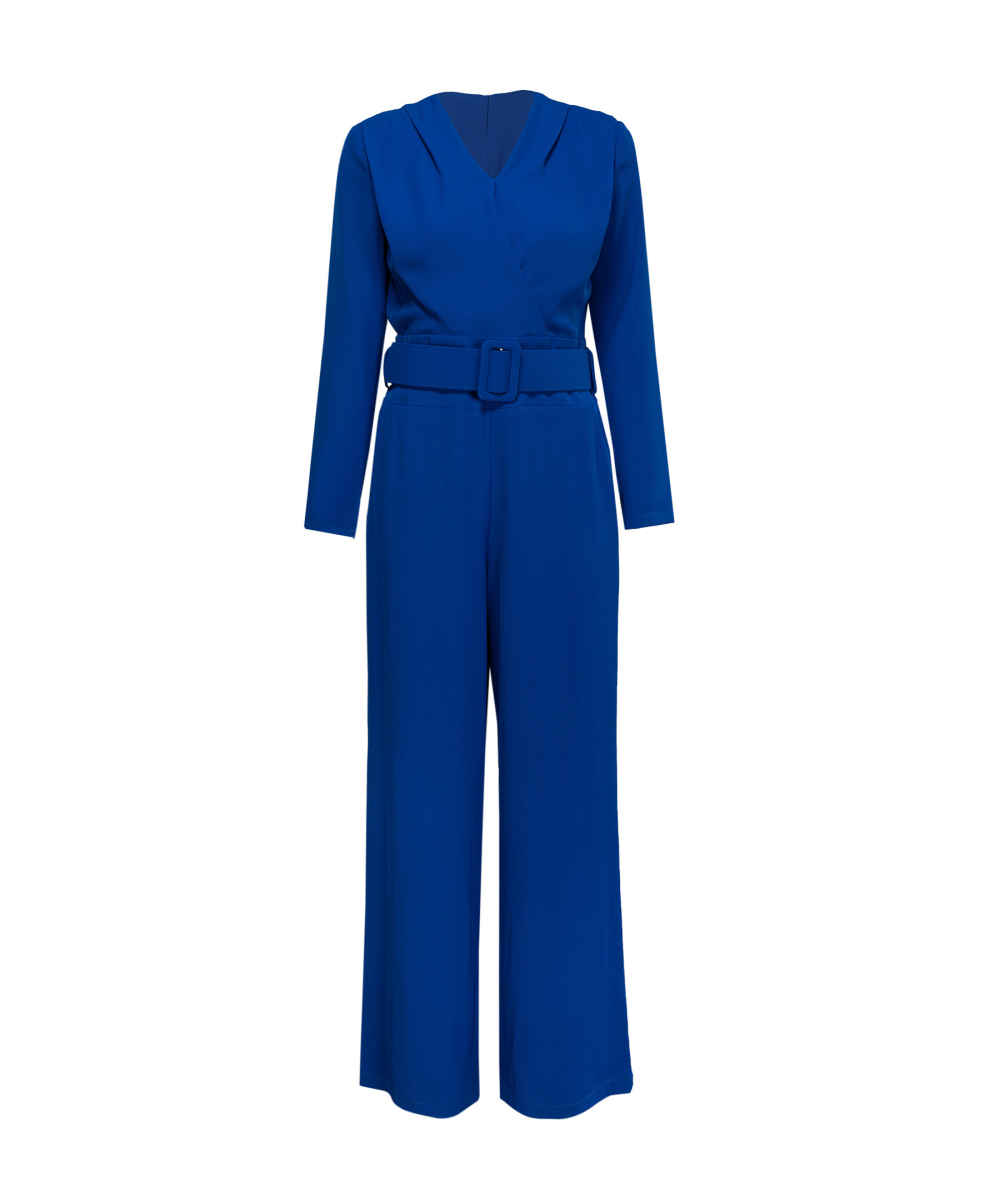 Groen gemengde jumpsuit met zijriem voor dames Gelareh