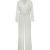 Groen gemengde jumpsuit met zijriem voor dames Gelareh