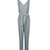 Zwarte damesjumpsuit met zijriem Tina
