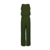 Modieuze Groene Jumpsuit met Wijde Pijp – Model Dina