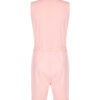Dames jumpsuit – roze overall met korte pijp en zijriem Elaheh