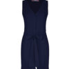 Dames jumpsuit – roze overall met korte pijp en zijriem Elaheh