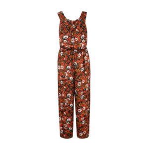 Bloemenjumpsuit met zijriem voor dames Gila