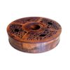 Houten Thee-Organizer met Geïntegreerde Verwarmer – Voor losse thee & theezakjes