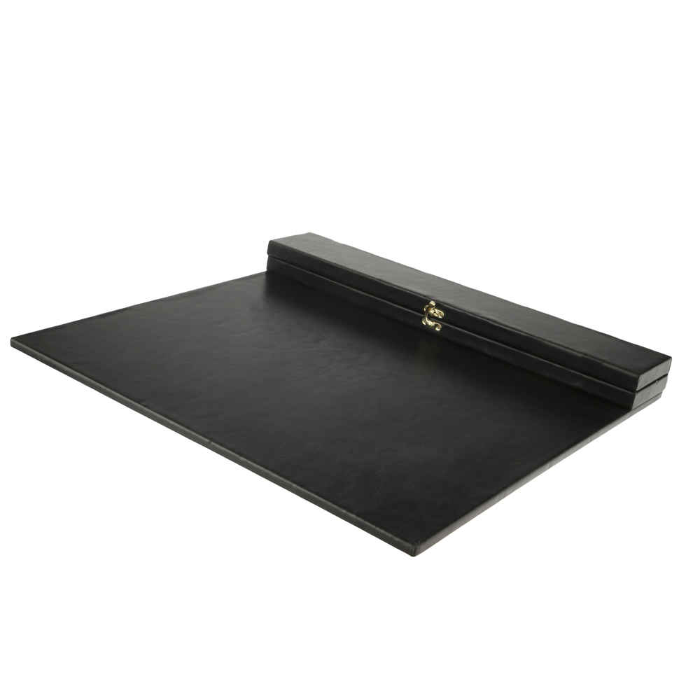 10-delige Zwarte Leren Bureau Organizer Set