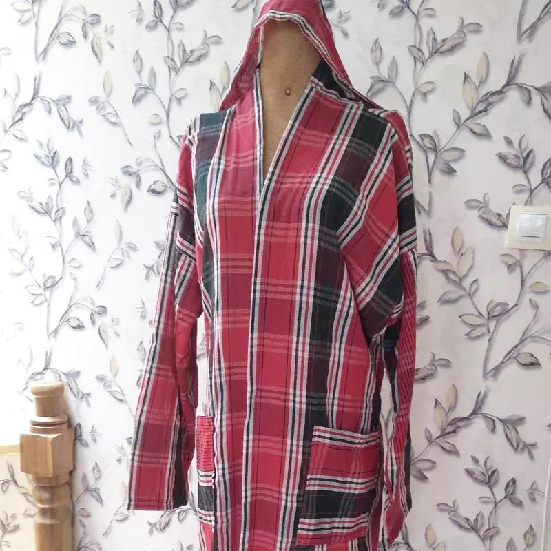 Perzische handgemaakte badjas – 100% katoen, Peshtemal design