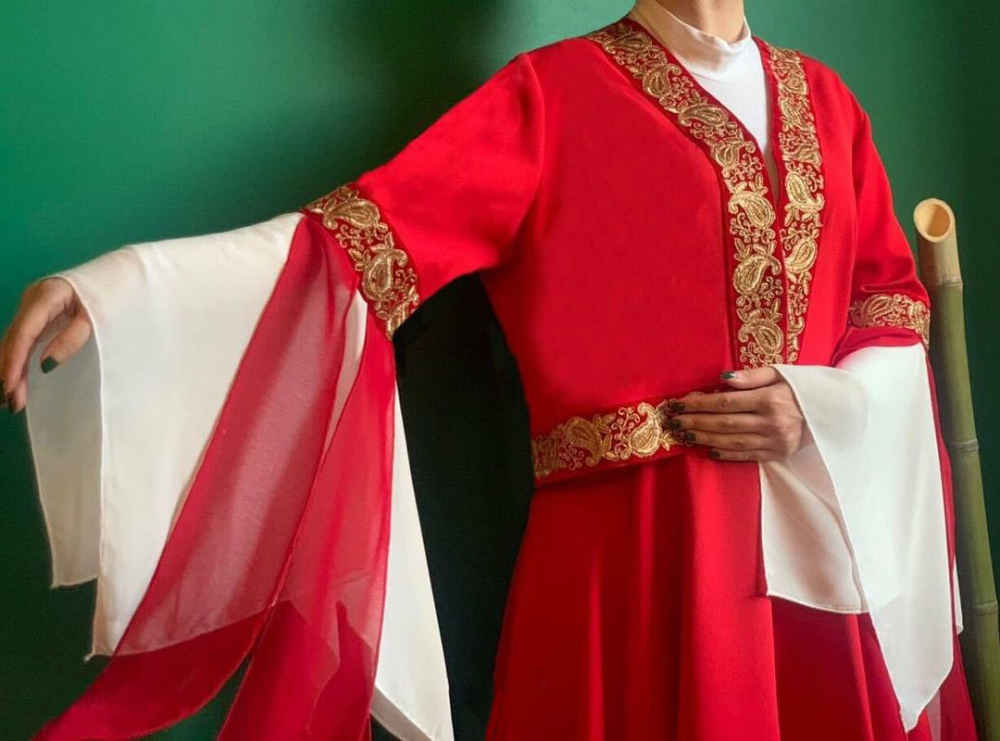 Sufi Dansrok & Kostuum Set voor Vrouwen – Rood Comfortabel