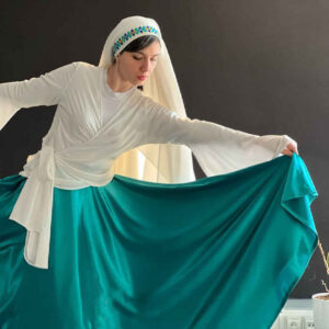 Sufi Danskostuum Set voor Vrouwen – Turkoois Elegant