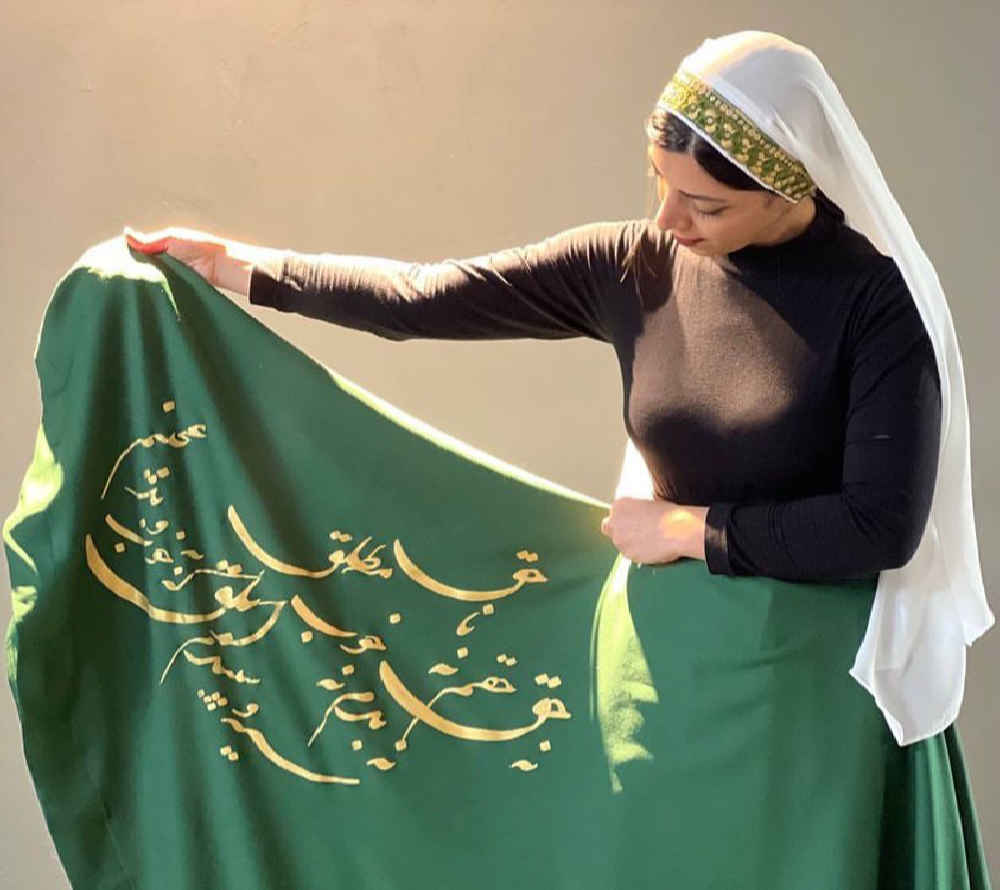 Sama Danskostuum Set voor Vrouwen – Groen Traditioneel