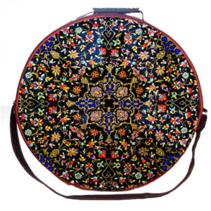 Soft Case voor Perzische Daf – Model Gol Bloemen Zwart