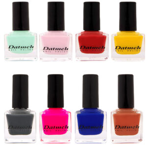 Halal nagellak – glanzende finish – Zomerkleuren (8 stuks)
