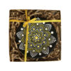 Decoratief aardewerken bord handgeschilderd dot-art Ster