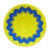 Decoratief aardewerken bord handgeschilderd dot-art Zina