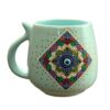 Artistieke keramische mok – Dot-art, model Panah