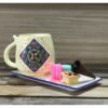 Artistieke keramische mok – Dot-art, model Taraneh