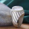 Perzische Dur-e Najaf Zilveren Ring voor Mannen - Elegance Ahmad