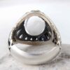Perzische Dur-e Najaf Zilveren Ring voor Mannen - Elegance Alborz