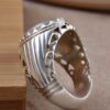Perzische Dur-e Najaf Zilveren Ring voor Mannen - Elegance Atieh