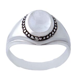 Perzische Dur-e Najaf Zilveren Ring voor Mannen – Elegance Basir