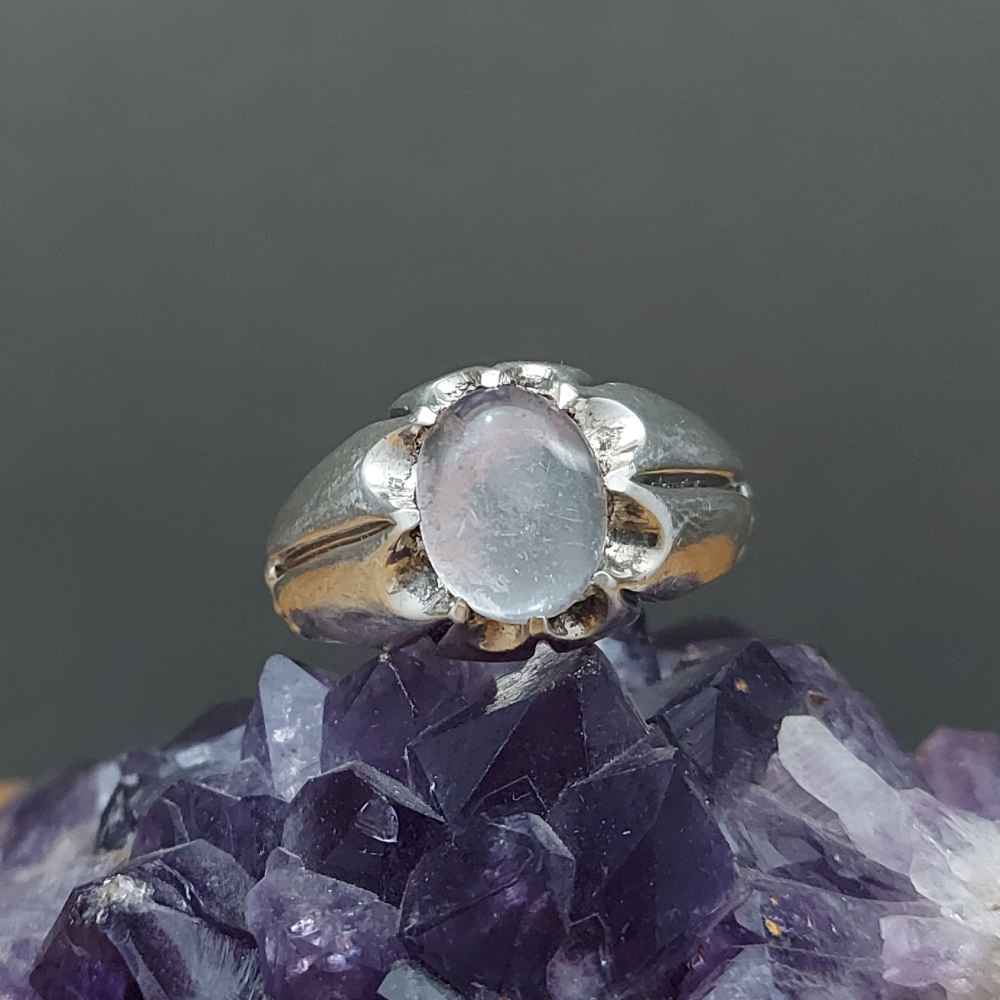 Perzische Dur-e Najaf Zilveren Ring voor Mannen – Elegance Borhan