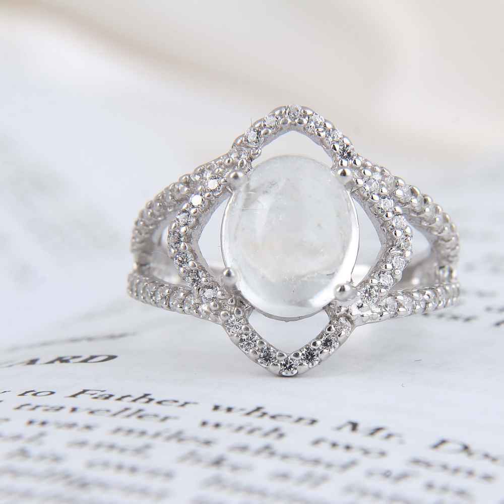 Dur-e Najaf zilveren ring voor dames – Bliss Hanieh