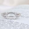 Dur-e Najaf zilveren ring voor dames – Bliss Hoora