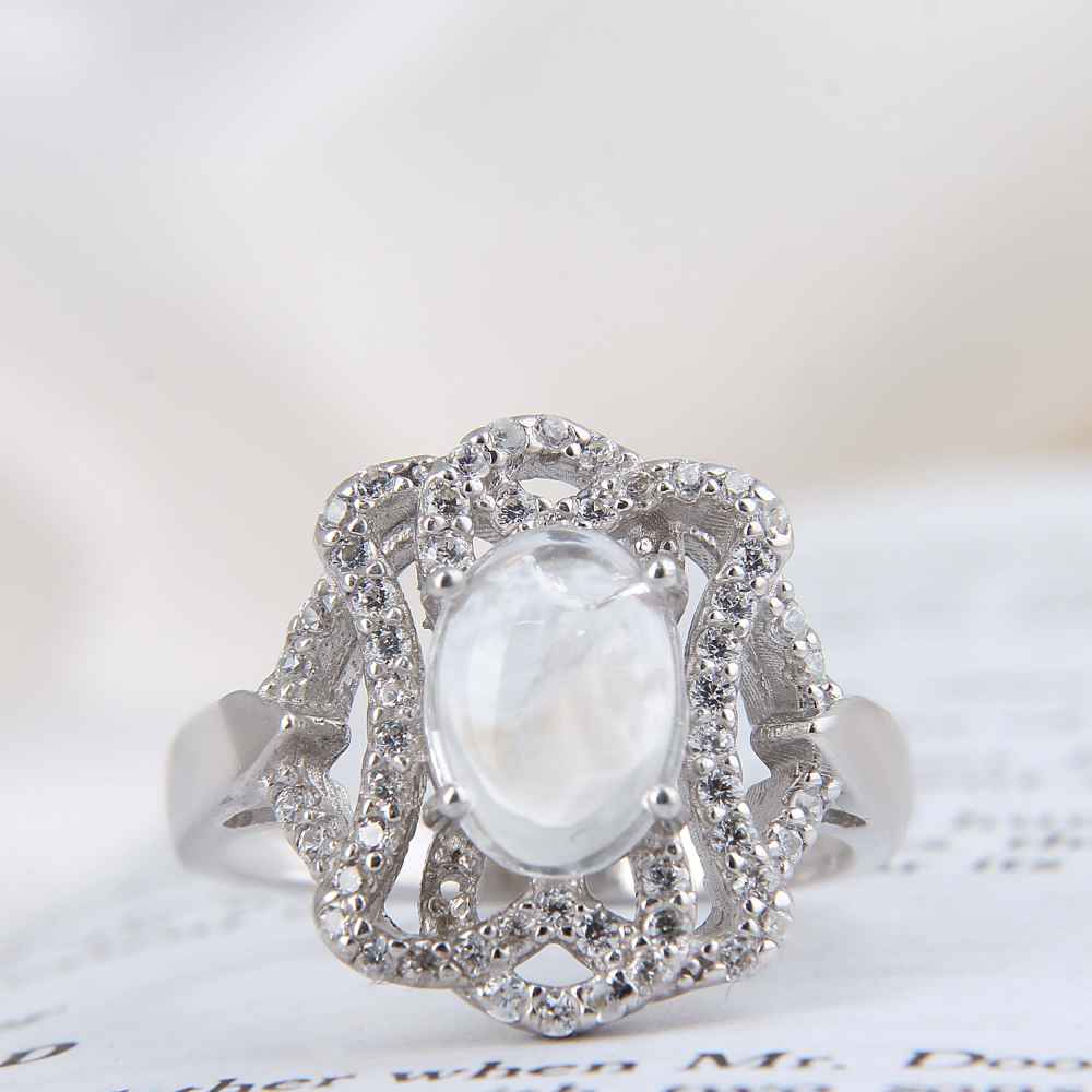 Dur-e Najaf zilveren ring voor dames – Bliss Mona