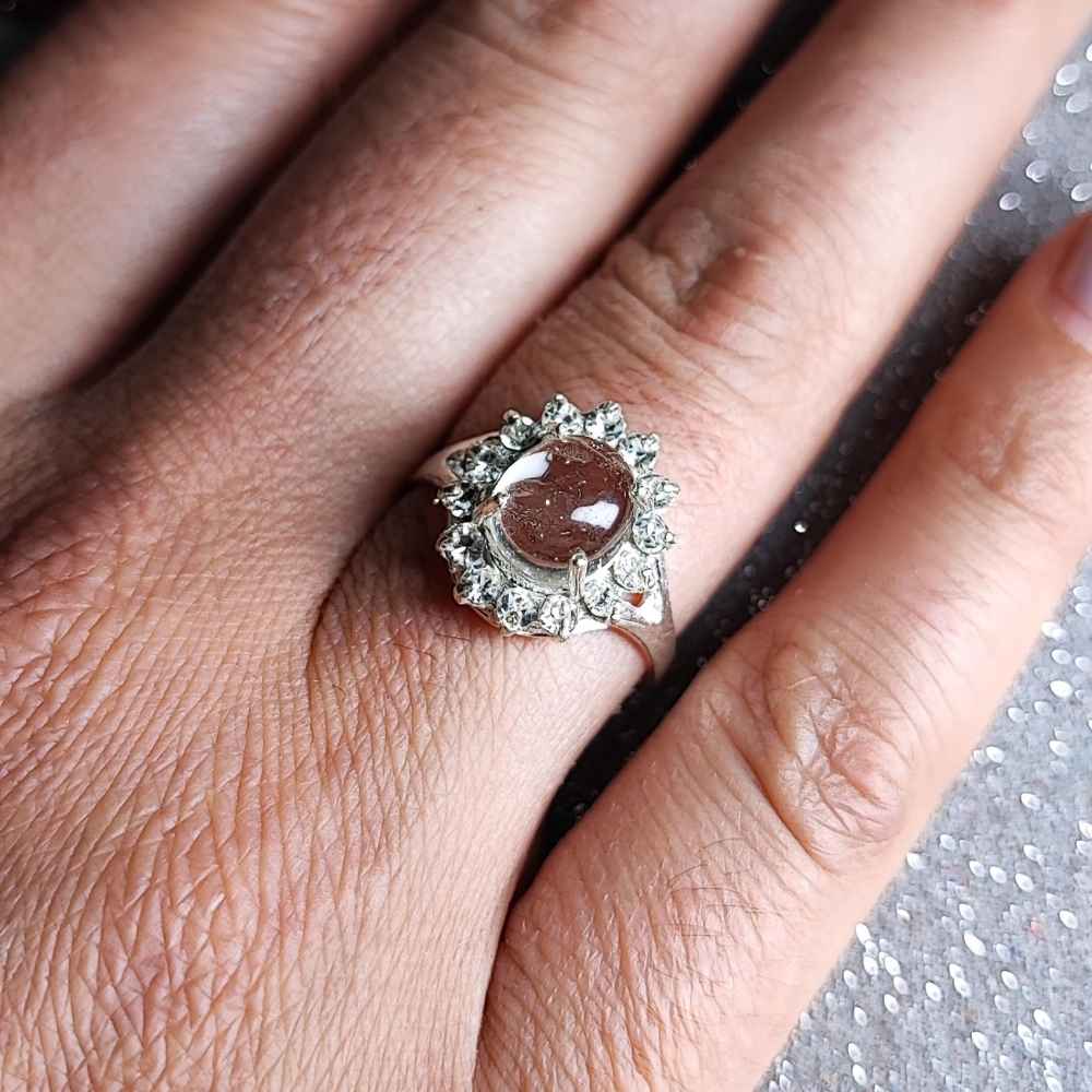 Dur-e Najaf zilveren ring voor dames – Bliss Nasrin
