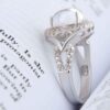 Dur-e Najaf zilveren ring voor dames – Bliss Reyhan